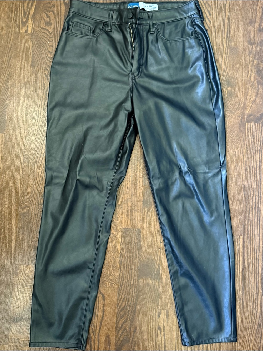 Old Navy  Black Faux Leather Pants